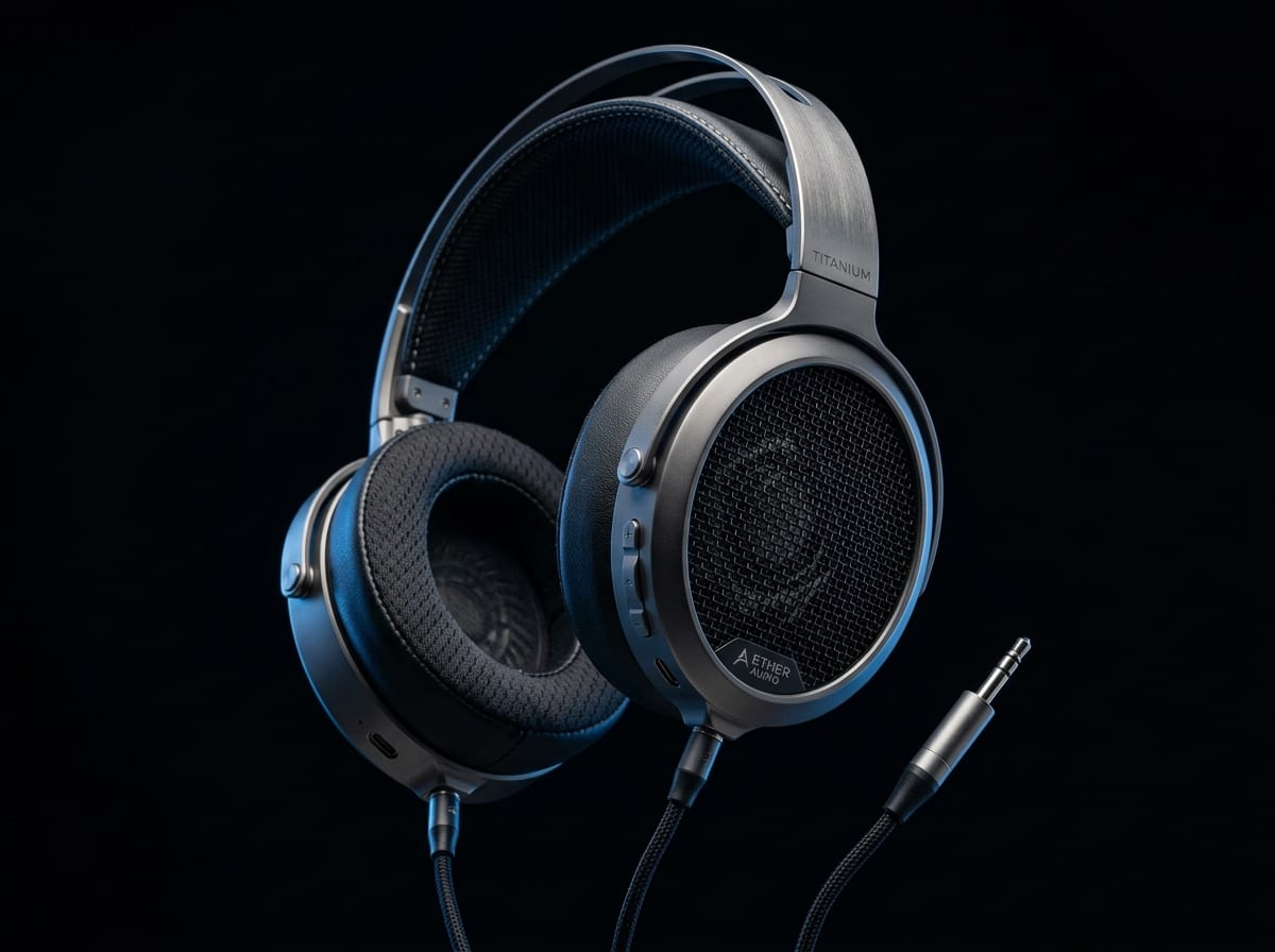 AURA One Spatial Audio Headphones in Space Black