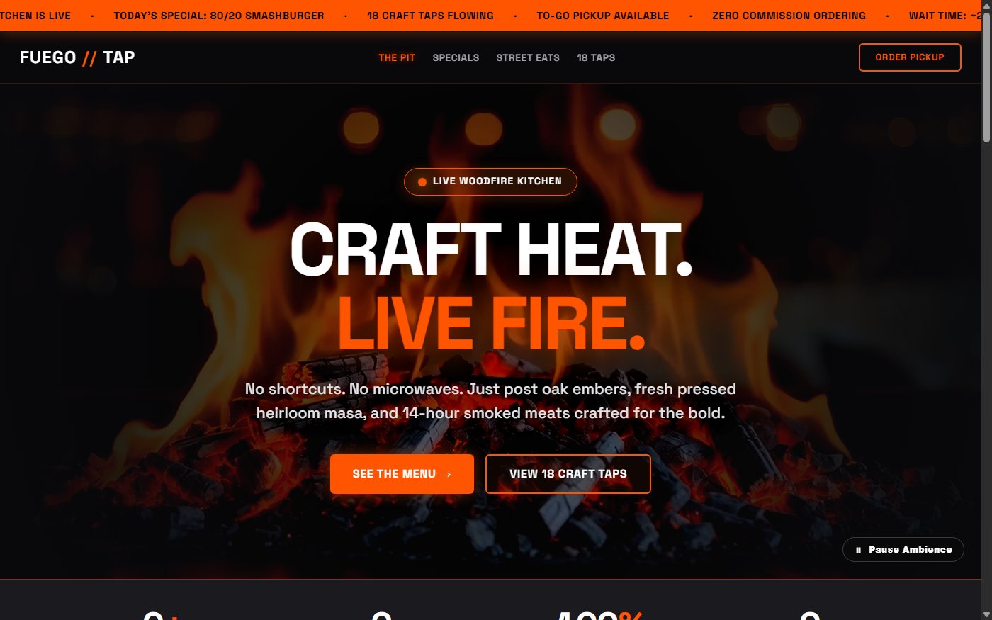 Fuego Craft Kitchen Preview